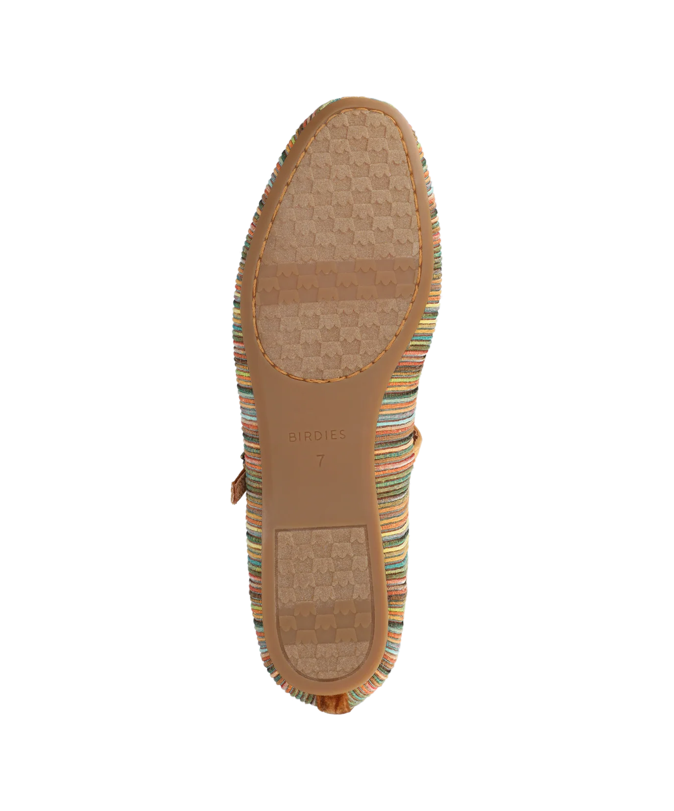 The Hummingbird Mary Jane Grosgrain - Tan Multi Stripe - Image 7