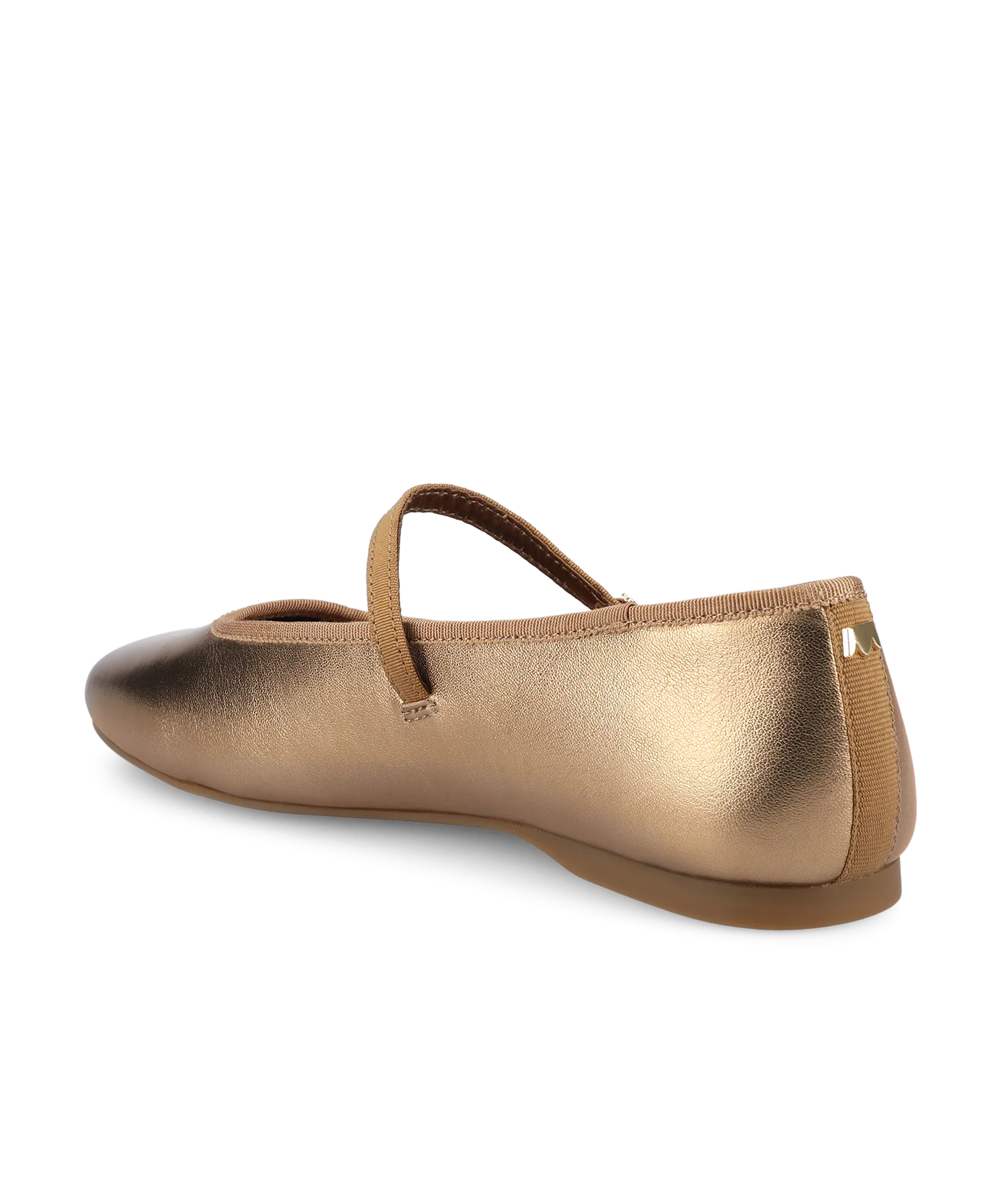The Hummingbird Mary Jane - Vintage Gold Metal Leather - Image 5